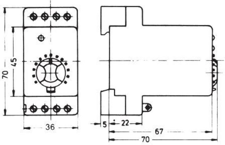 Produktbild Eberle Controls Eberle Temperaturregler auf Tragschiene ITR-3 20 -40...20C AC 230V 1We pot.frei