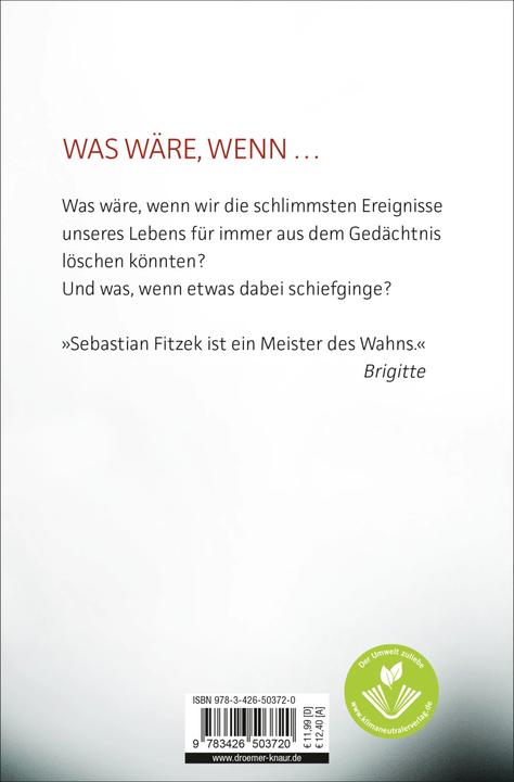 Produktbild Splitter (Deutsch, Sebastian Fitzek, 2010)
