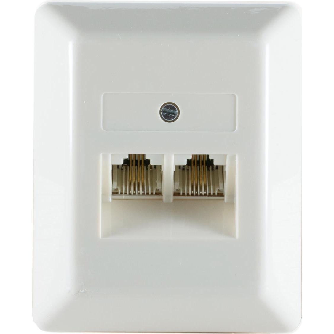Shiverpeaks S/CONN maximum connectivity UAE Anschlussdose 2 x 8/8 (4), parallel, ISDN, Aufputz, Telefon Zubehör