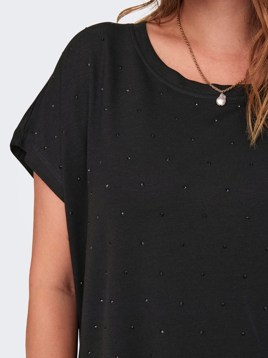 Actual product image Only Regular fit round neck top top (L)