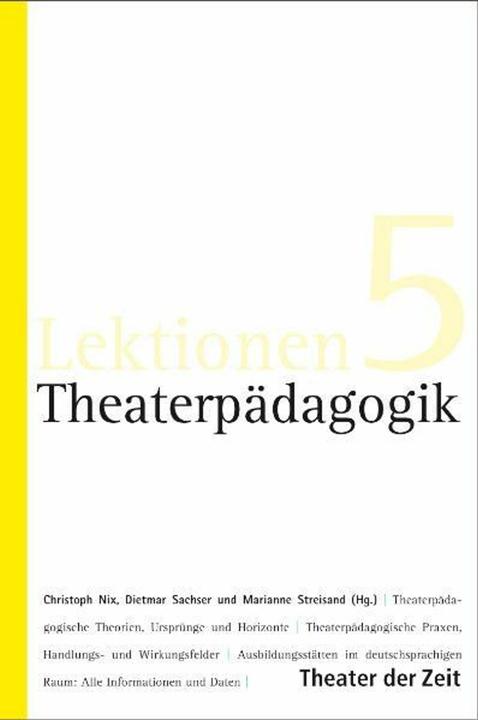 Produktbild Theaterpädagogik (Deutsch, Christoph Sachs, Marianne Streisand, 2012)