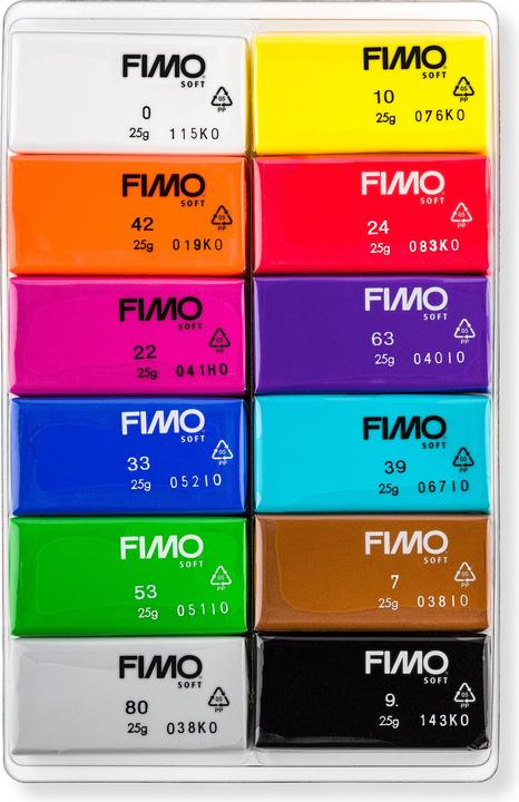 Produktbild Staedtler FIMO soft Basic Colours 12 Stück