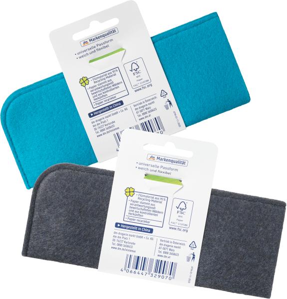 Produktbild dm Visiomax NATURE Filzetui blau oder anthrazit