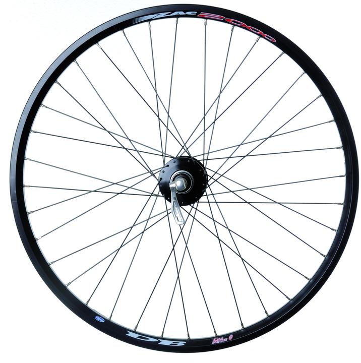 Immagine prodotto No Name Ruota anteriore Alfine mozzo dinamo 28" DHS501AL Center Lock 36 fori nero (Ruota anteriore, 28")