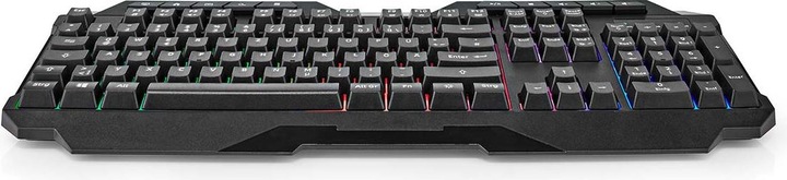 Produktbild Nedis Wired Gaming Keyboard | USB Type-A | Folientasten | LED | QWERTZ | DE-Layout | Netzkabellänge: (DE, Kabelgebunden)