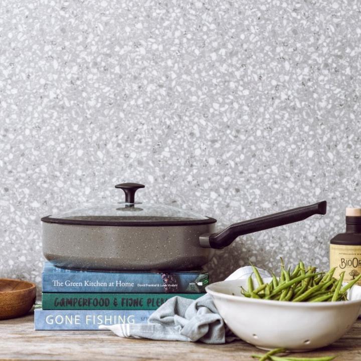 Actual product image BK Granite frying pan with lid Ø28 cm (28 cm, Frying pan, Aluminium)