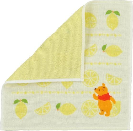 Actual product image Disney Winnie the Pooh mini gauze towel with lemon