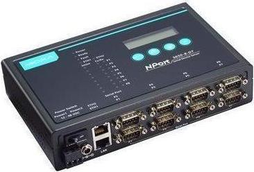 Produktbild Moxa NPORT 5650I-8-DT - 8-Port RS-232422485 Desktop-Geräteserver mit DB9-Steckern, 48 VDC Stromversorgung