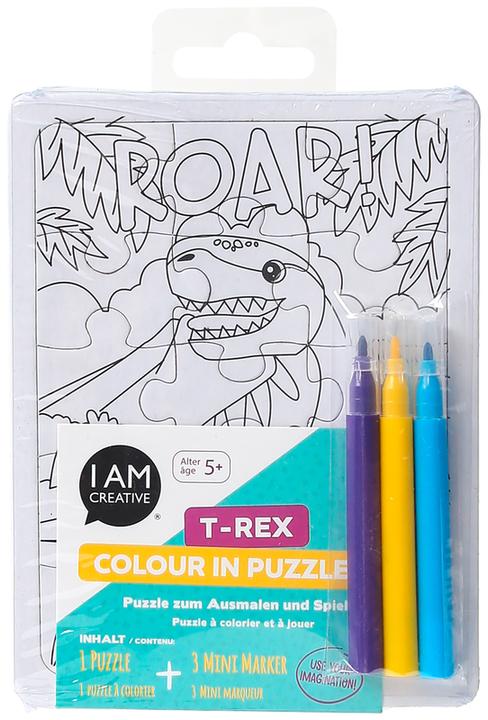 Image du produit I Am Creative Set de puzzles à colorier (9 pièces)