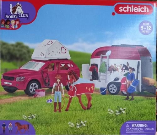 Actual product image Schleich Adventure with car and horse trailer