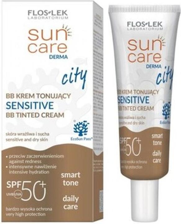 Produktbild Floslek Sun Care Derma City BB Creme -Toning empfindlicher SPF 50+, 30 ml (30 ml)