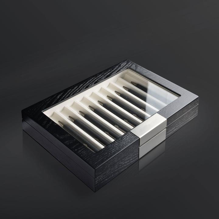 Produktbild Heisse & Söhne Aufbewahrungsbox Stifte Monteray 10 - Esche Schwarz Seidenmatt