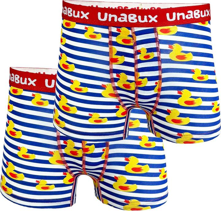 Immagine prodotto Unabux Boxer BLACK WHITE RABBIT (M, Confezione da 2)