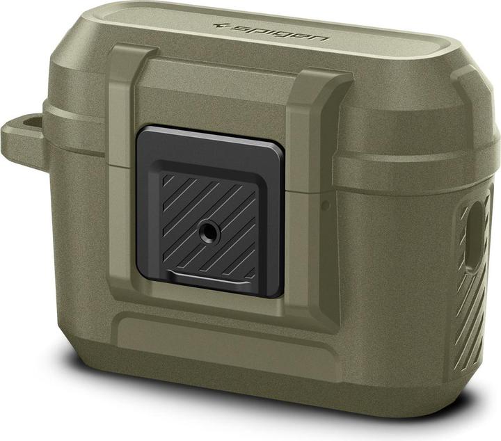 Actual product image Spigen Lock Fit Airpods Pro 1/2 Vintage Khaki