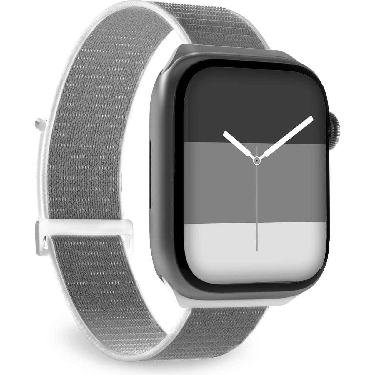 Caseme Uhrenarmband für Apple Watch 38/40/41 mm mit Klettverschluss (38 mm, 40 mm, 41 mm, Metall, Nylon), Uhrenarmband, ...