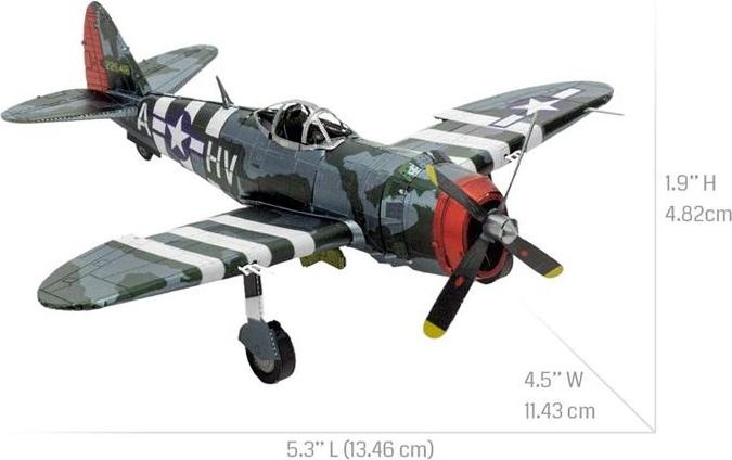 Immagine prodotto Metal Earth Puzzle 3D P-47 Thunderbolt