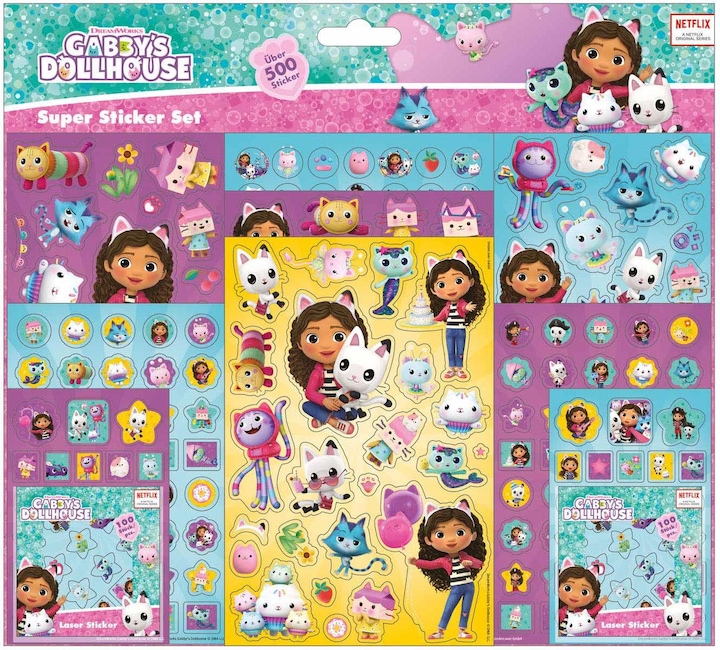 Gabby's Dollhouse Super Sticker Set