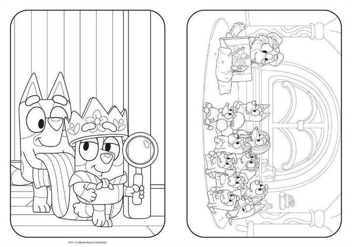 Produktbild Bluey Super Mega Malbuch