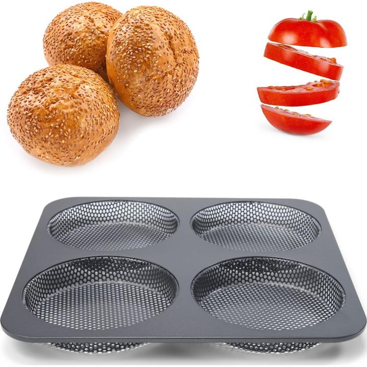 Produktbild Patisse Burger Brötchen Backblech