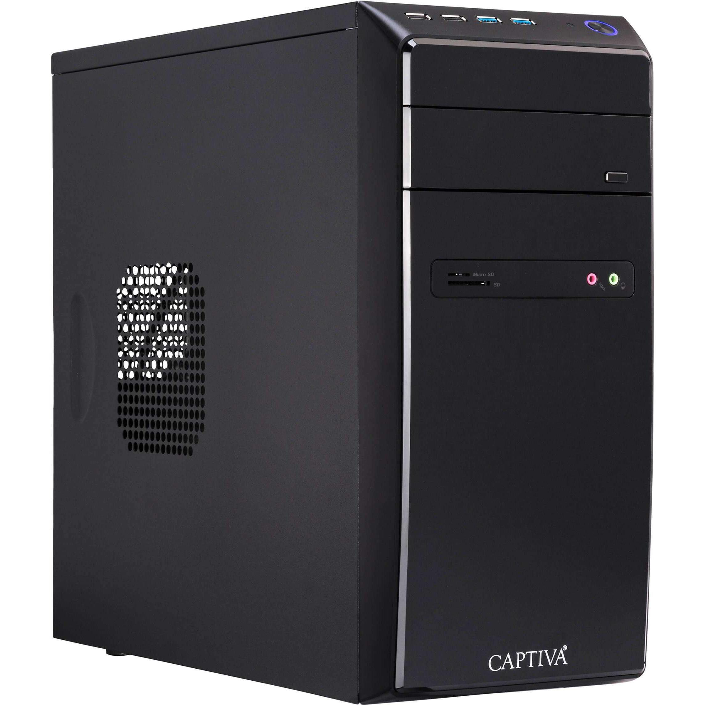 Thumbnail - Captiva Power Starter R64-124 Ryzen 5 Radeon Graphics (AMD Ryzen 5 5600G, 16 GB, 250 GB, AMD Radeon Graphics), PC, Schwa...