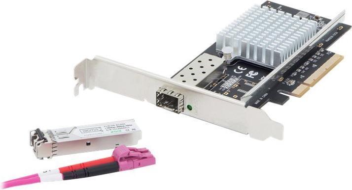 Produktbild Digitus SFP 1 Port 10G PC/Expresskarte Intel JL82599EN Chipsatz Optical und Copper Module (Mini PCI Express, PCI Express 3.0 x8)
