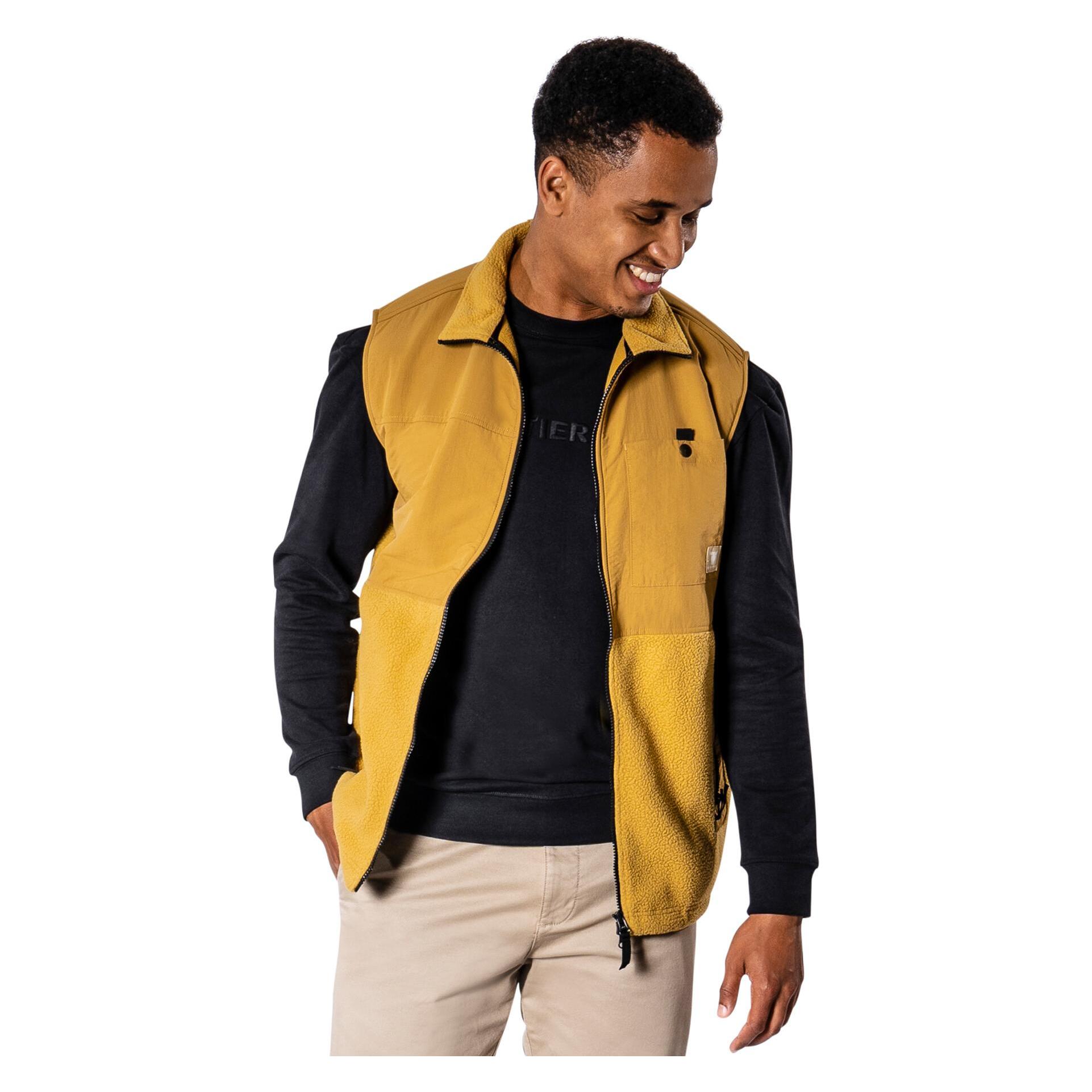 Stier, Giacca Da Lavoro, Gilet Sherpa S Marrone Dorato (S)