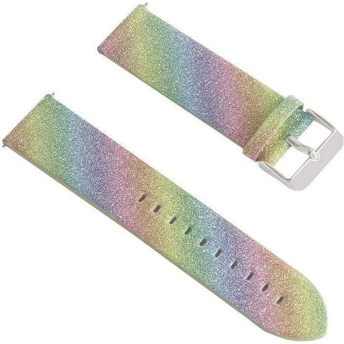 Strap-it Lederarmband (22 mm, Leder), Uhrenarmband, Mehrfarbig