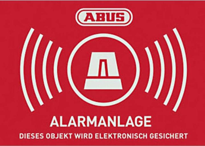 Abus Warnaufkleber Alarmanlage Spra