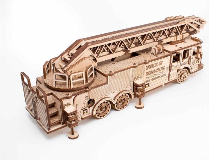 Image du produit Eco Wood Art Camion de pompiers - Kit de construction en bois 3D