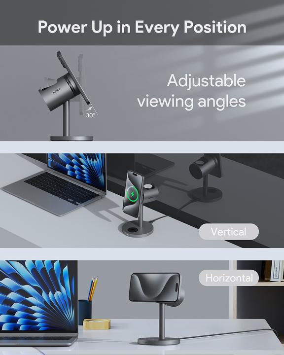 Image du produit Aukey MagFusion 3-en-1 Pro (15 W)
