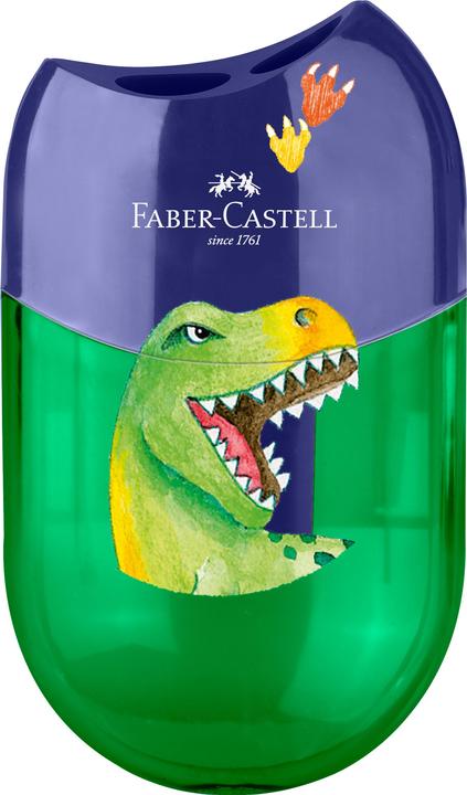 Faber-Castell Spitzer Doppelspitzdose Dino