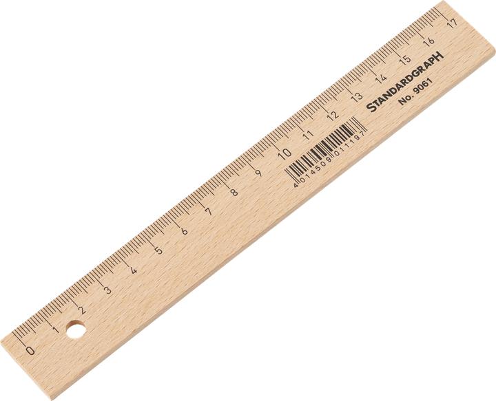 Produktbild Massstab Standardgraph (17 cm, Holz)