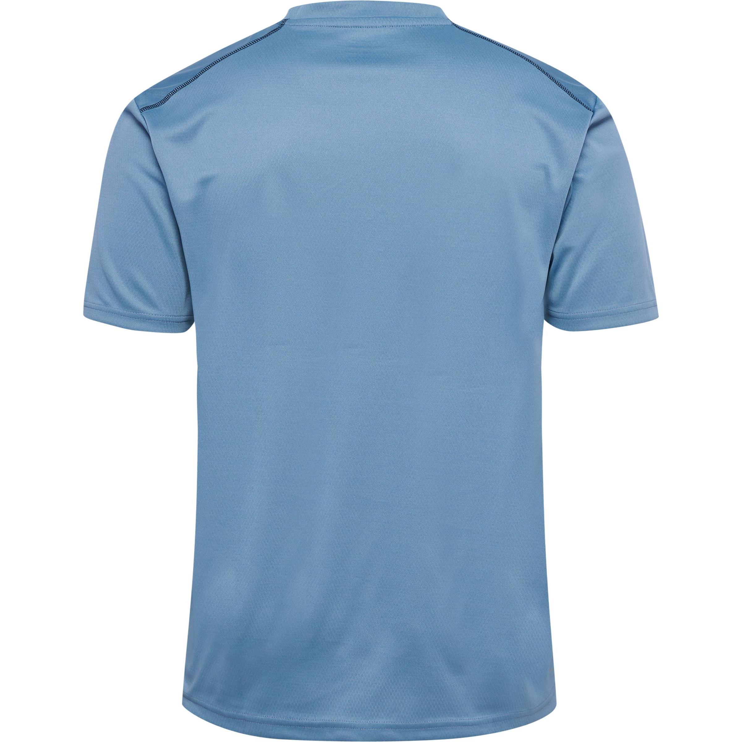 Thumbnail - hummel, Herren, Sportshirt, hmlACTIVE PL JERSEY S/S (S), Blau, S
