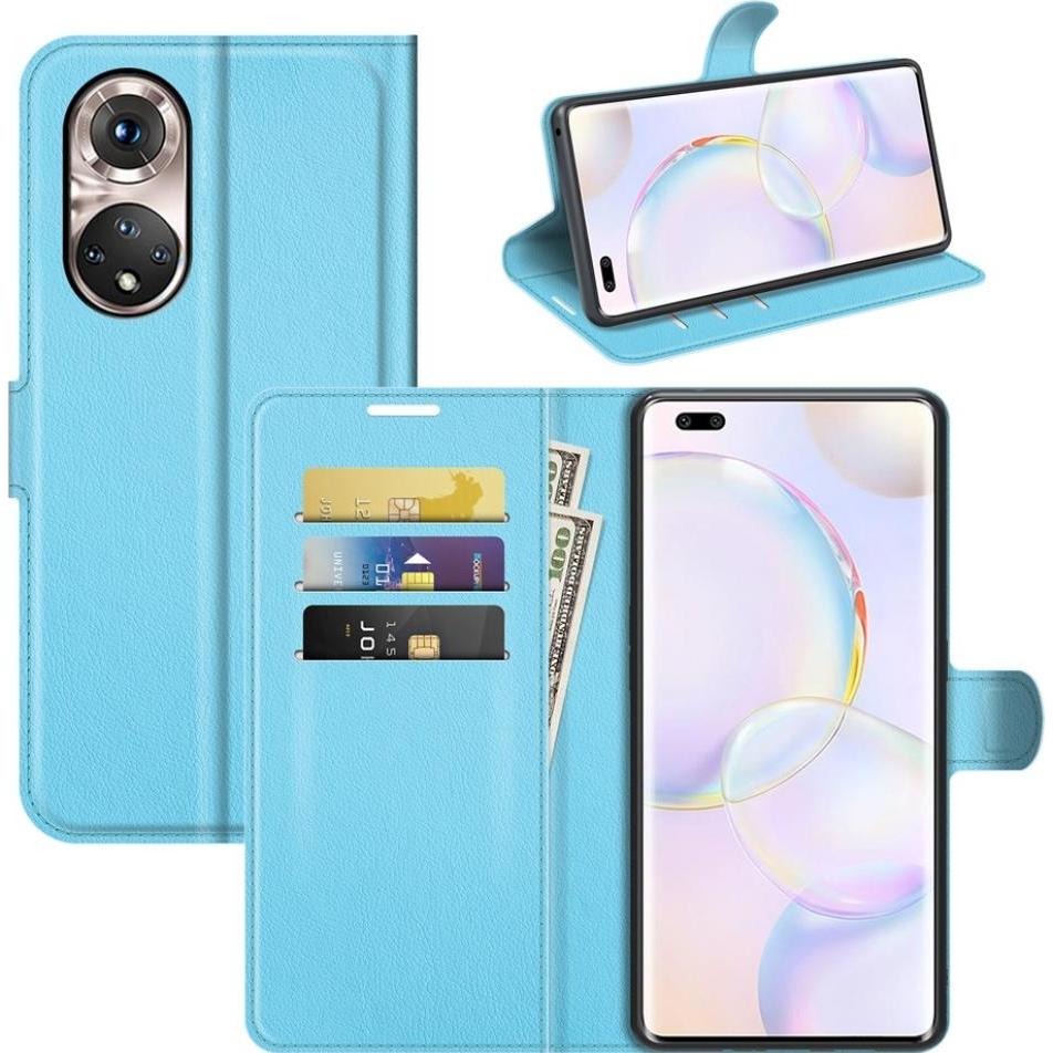 Screenguard Honor 50 Pro Leather Guard Lederhülle (Honor 50 Pro), Smartphone Hülle, Blau