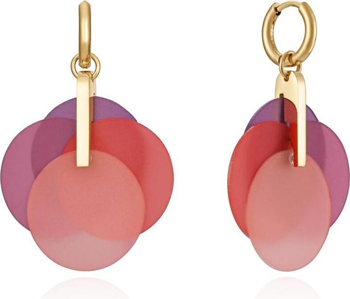 Viceroy Boucles d'oreilles ludiques en or plaqué Kiss 14029E01017