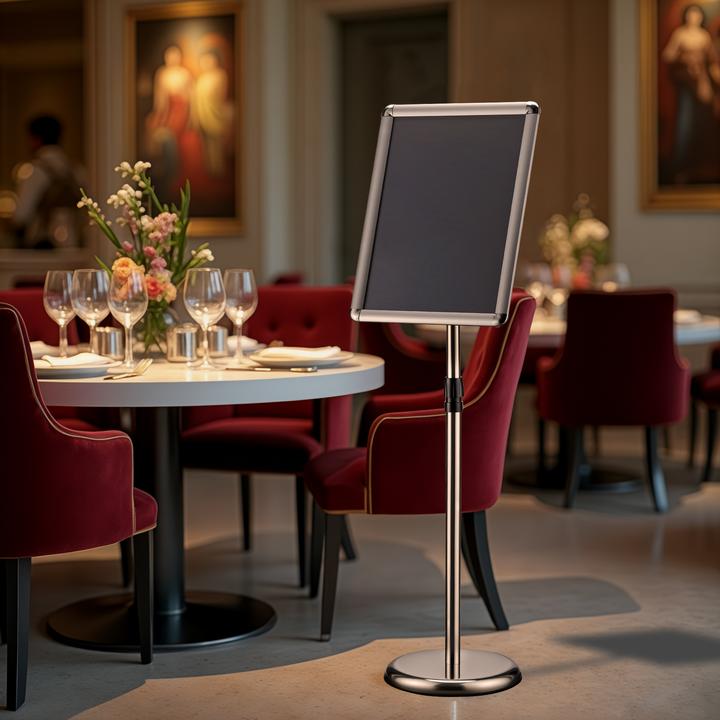 Immagine prodotto Wiltec Stand di presentazione 88-138cm Stand informativo Stand espositivo Stand pubblicitario (A3)