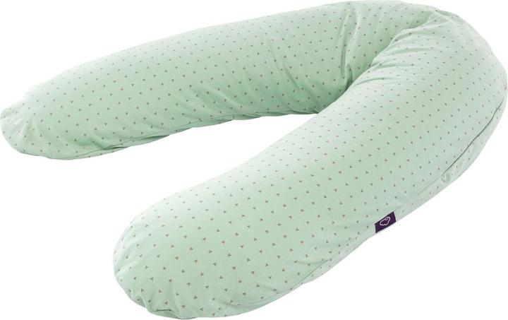 Immagine prodotto Träumeland Cuscino per allattamento in cotone twister verde (190 cm)