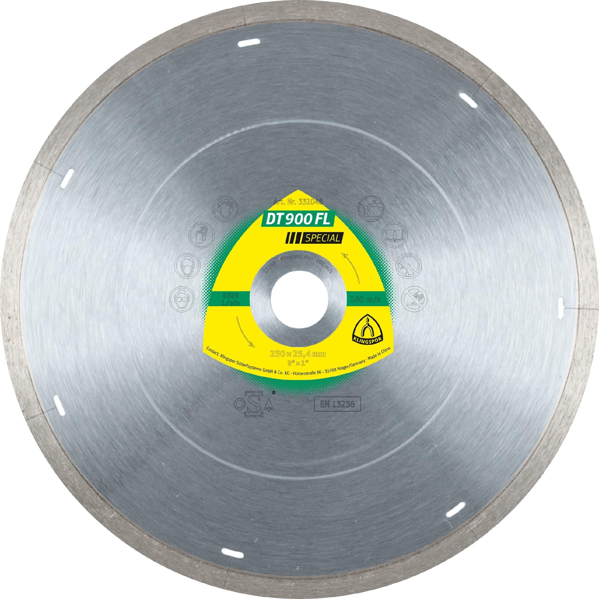 Klingspor, Sägeblatt, DT 900 FL Special - Diamanttrennscheibe 200 x 25,4 / 30 mm