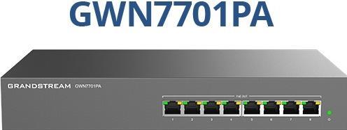 Productafbeelding Grandstream Netwerkschakelaar GWN7701PA (8 ports)