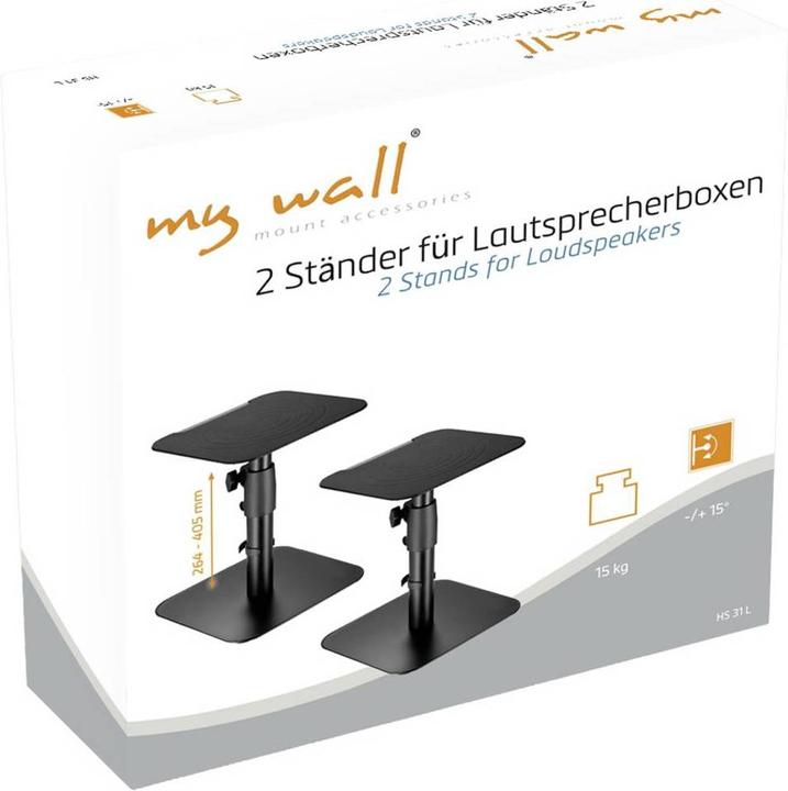 Image du produit myWall HS31L (1 paire, Support, Réglable en hauteur, Inclinable)