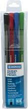 Image du produit Donau Crayon feutre fin, d-fine, 0, 4mm, 4 pièces, couleurs assorties (4x)