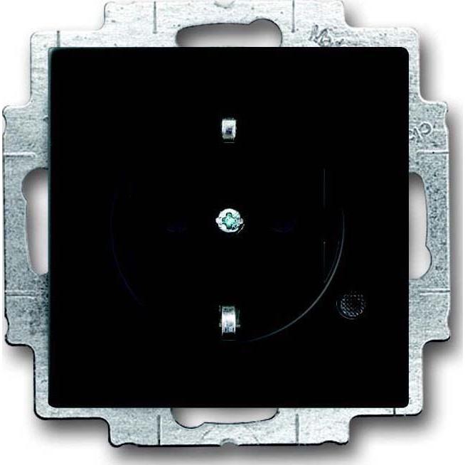 Busch-Jaeger, Presa di corrente, Busch Jaeger 20 EUCBLI-885 Presa CEE 7/3 Nero