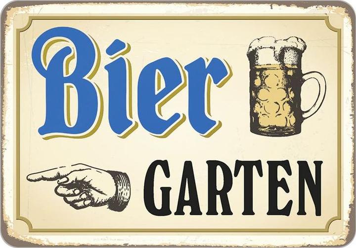 Beer garden (16.5 x 11.5 cm)