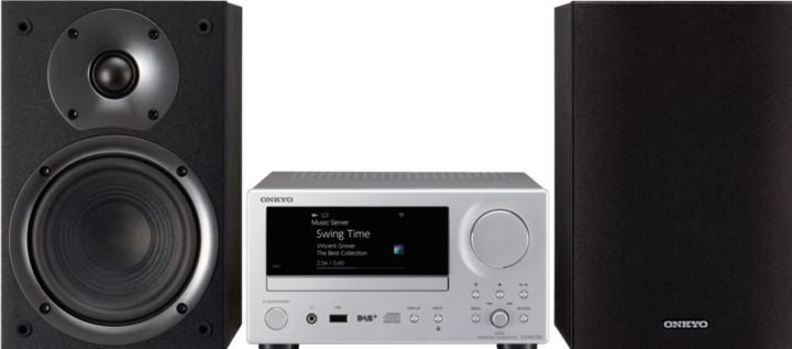 Onkyo CS-N575D (Lecteur de CD, WiFi, Bluetooth, Multiroom, Airplay, Chromecast, Spotify Connect, 2x 20 W)