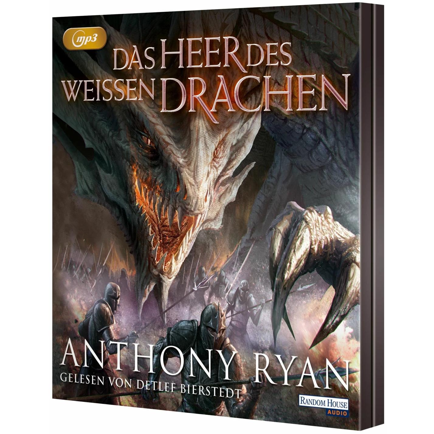 Thumbnail - Das Heer des Weissen Drachen, Hörbücher von Birgit Maria Pfaffinger, Detlef Bierstedt, Anthony Ryan, Sara Riffel