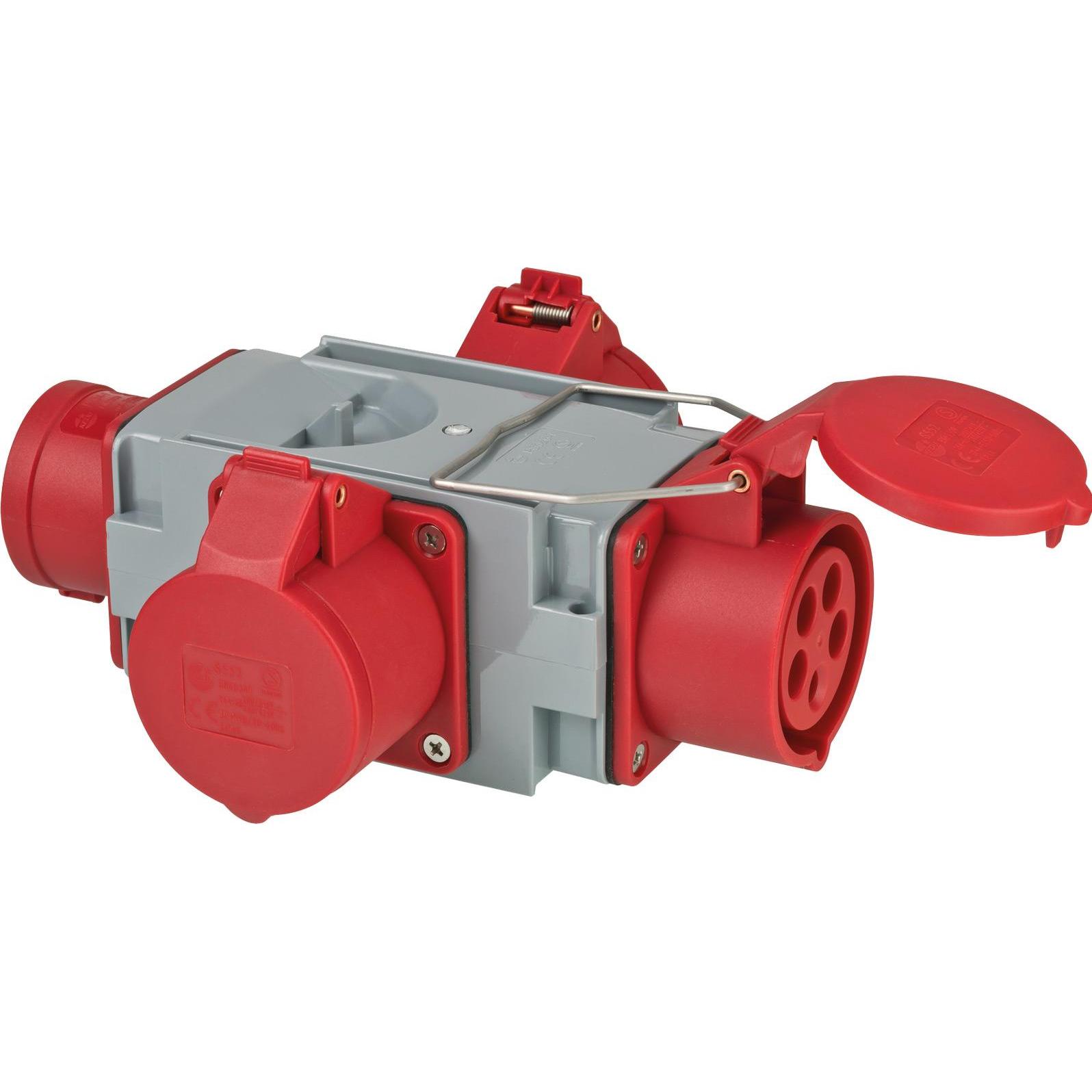 Brennenstuhl, Baustromverteiler, 1x CEE, 3x CEE (3 x, CEE)