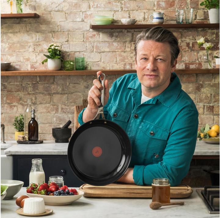 Produktbild Tefal Jamie Oliver Smart Cook Bratpfanne H8822S (Bratpfanne, Edelstahl, 28 x 9.30 cm)