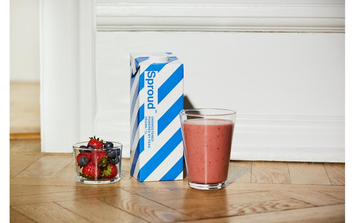Actual product image Sproud Unsweetened drink based on peas (1 x 100 cl)