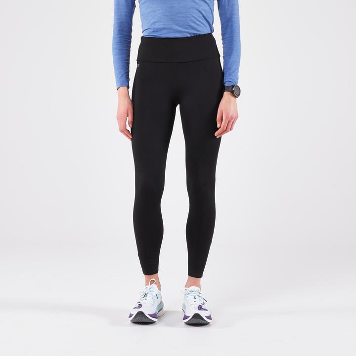 Produktbild Kalenji Lauftights lang Damen warm - Run 100 schwarz (W28/L31)
