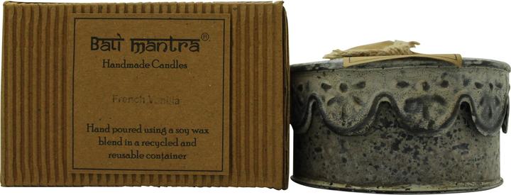Bali Mantra Victorian Tin Round French Vanilla Kerze 280g (280 g)